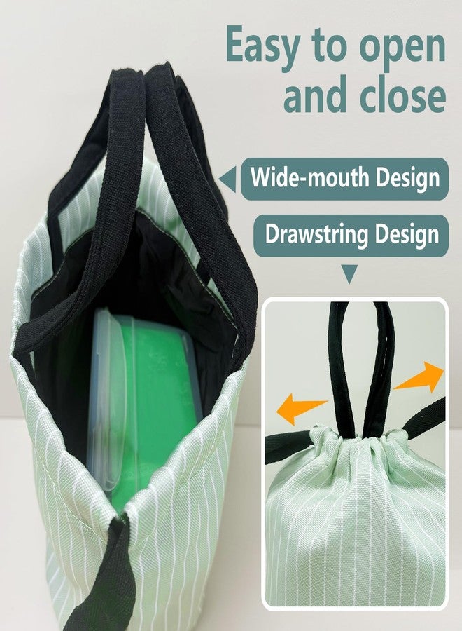 eutopic Lunch Bag, 5-7L Ultra-Light Portable Drawstring Insulated Lunch Tote with Multiple Pockets for Women & Men, Compact Cooler Bag for Work, Office, Hiking & Daily Use - Image 3