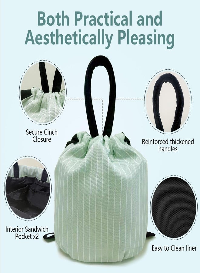 eutopic Lunch Bag, 5-7L Ultra-Light Portable Drawstring Insulated Lunch Tote with Multiple Pockets for Women & Men, Compact Cooler Bag for Work, Office, Hiking & Daily Use - Image 5