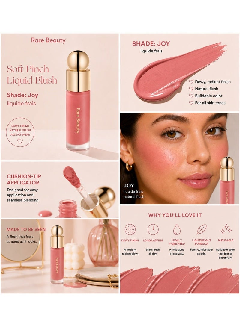 بلاشر سائل سوفت - درجةJoy – muted peach (dewy) - Image 2