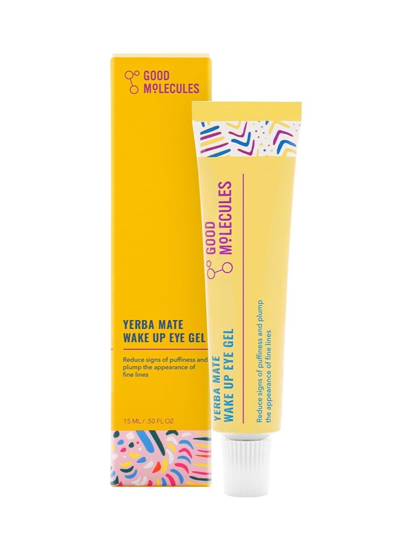 GOOD MOLECULES Yerba Mate Wake Up Eye Gel, Formulated to Help Revitalize and Energize the Eye Area 15ml  - Image 1