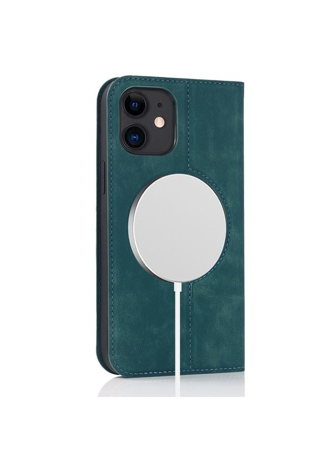 زبون جراب هاتف جلدي ماج سيف مع شحن لاسلكي لهاتف آيفون 12 ميني - Image 3