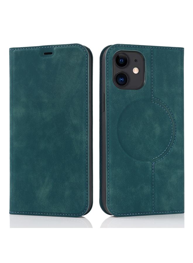 زبون جراب هاتف جلدي ماج سيف مع شحن لاسلكي لهاتف آيفون 12 ميني - Image 2