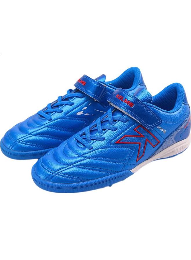 KELME أحذية كرة القدم للشباب على العشب الصناعي، أحذية رياضية غير قابلة للانزلاق ومقاومة للاهتراء للطلاب، اللون الأزرق الملكي، الحجم 37 - Image 2