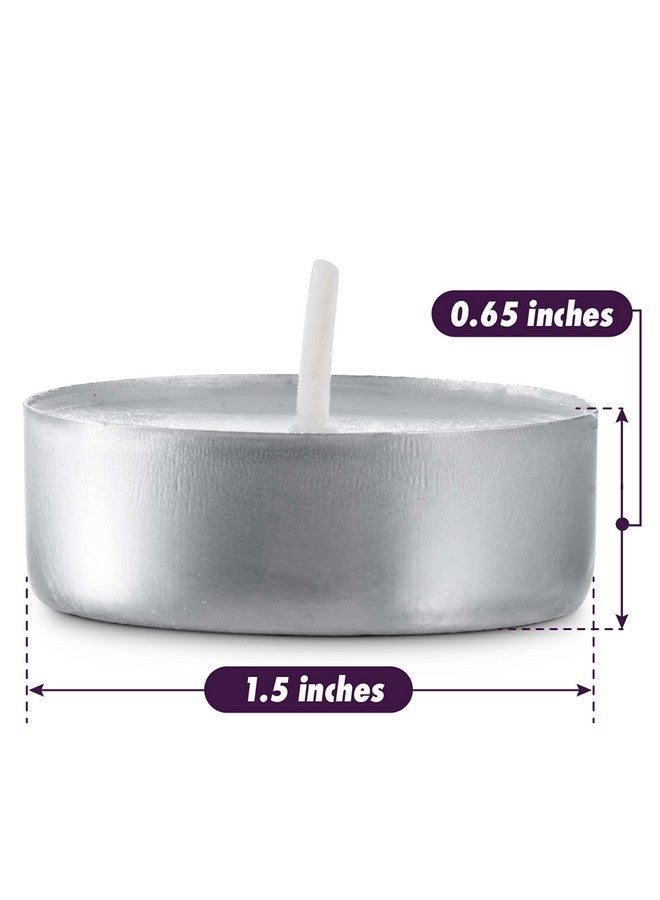MontoPack MontoPack Unscented Tea Light Candles 400 Pack | 4 Hours, White, Smokeless, Dripless Small Votive Paraffin Tealights | Long-Lasting for Home, Shabbat, Weddings, Events, Emergencies | Mini Candles Bulk  - Image 4