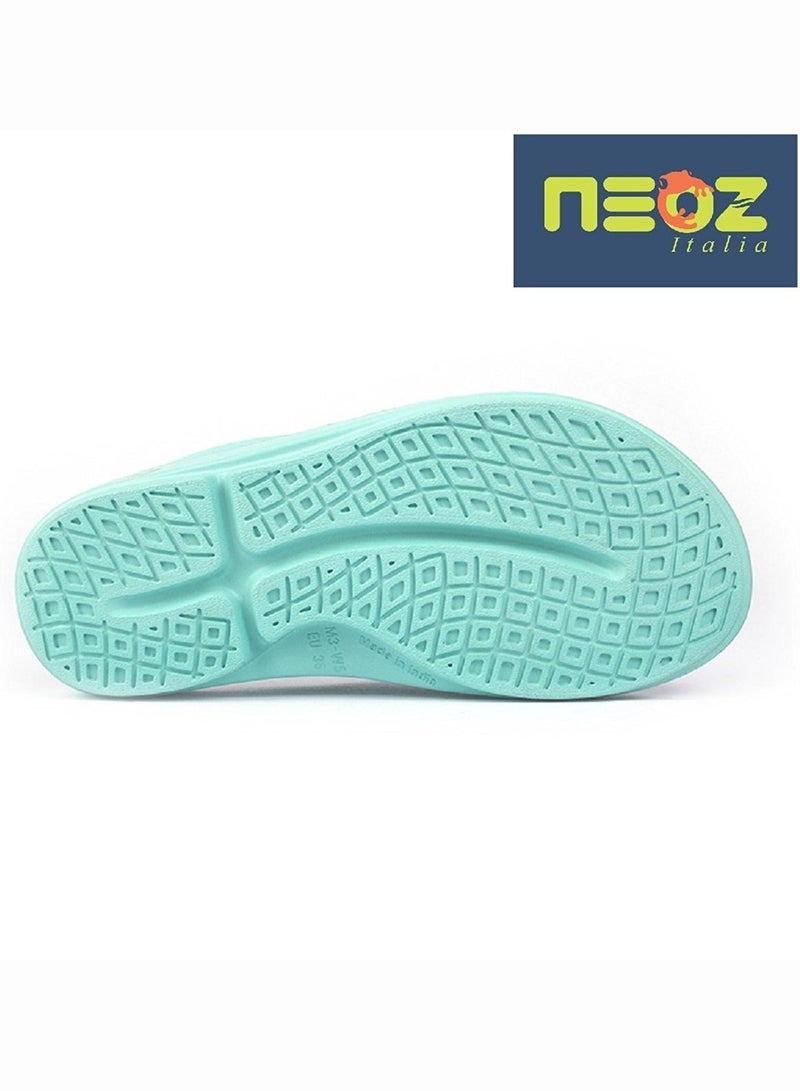 NEOZ Women Ultra Flip Flop Slipper Slides Color Verde - Image 2