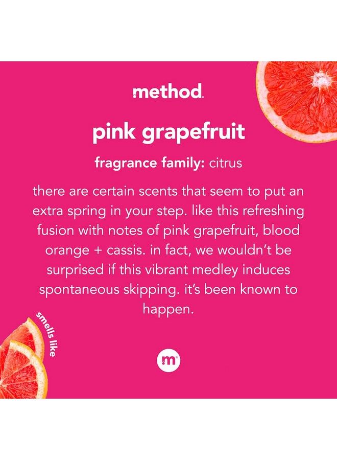 Method Gel Hand Soap Pink Grapefruit 12 Oz 3 Pack Packaging May Vary - Image 4