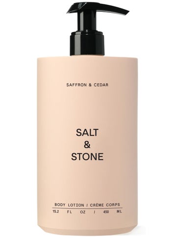 Salt & Stone Salt  Stone Body Lotion for Women  Men Scented Daily Body Lotion  Hydrates Nourishes  Softens Skin  Restores Dry Skin  FastAbsorbing  CrueltyFree  Vegan 450 ml Saffron  Cedar 