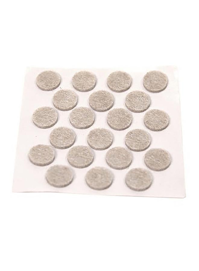 Magic Sliders 84-Piece Heavy Duty Self-Stick Round Felt Pads Oatmeal 3/8inch 63118 - Image 2