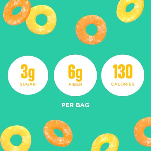 SmartSweets Peach Rings Low Sugar Gummy Candy 3g Low Calorie 130 GlutenFree 18oz Pack of 12 Packaging may vary - Image 5