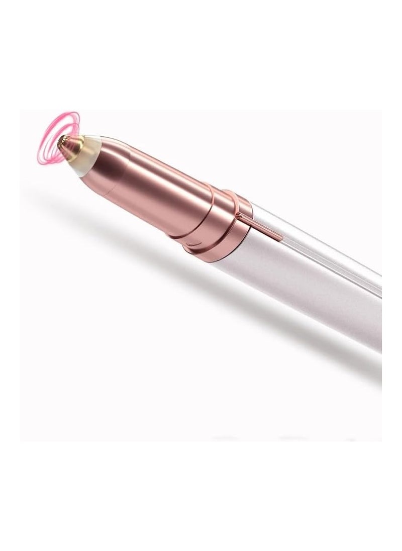 VIO Electric Rechargeable Facial Women Hair Remover and Eyebrow Trimmer Painless Precision Portable Razor for Face Lipstick Style Trimmer for Lips Nose Chin and Facial Hair Eyebrow Trimmer  - Image 3