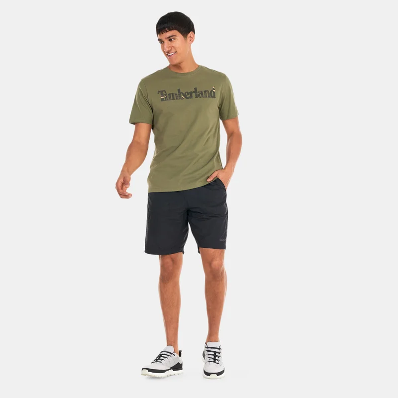 Timberland Men's Linear Logo Seasonal Camo T-Shirt