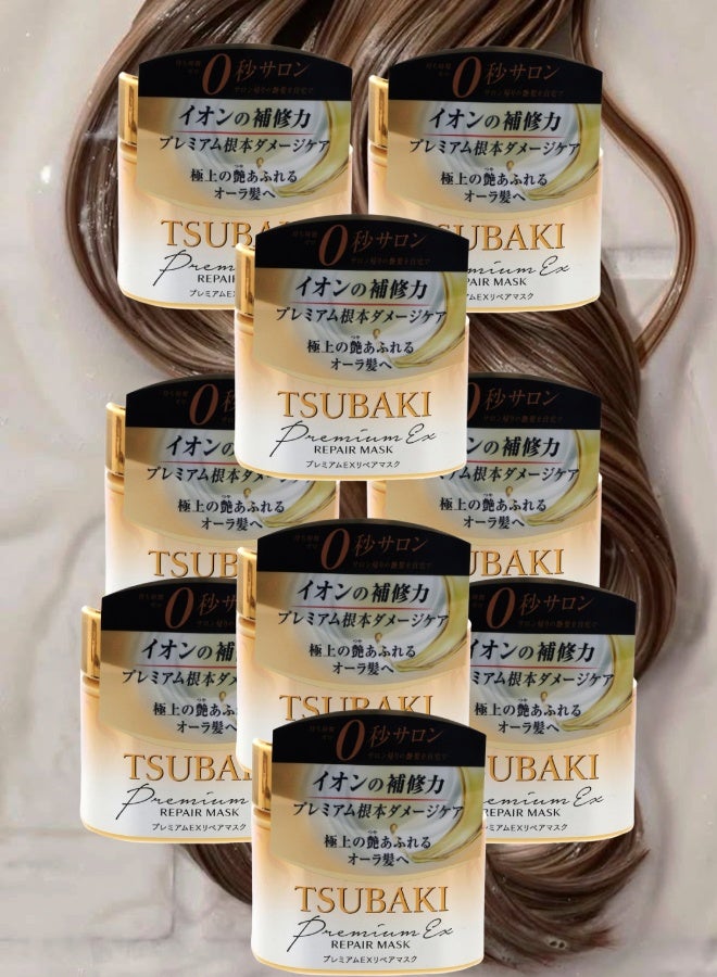 تسوكابي 9 قطع قناع الشعر تسوباكي بريميوم إكس ريبير من شيسيدو 180جرام - Image 1