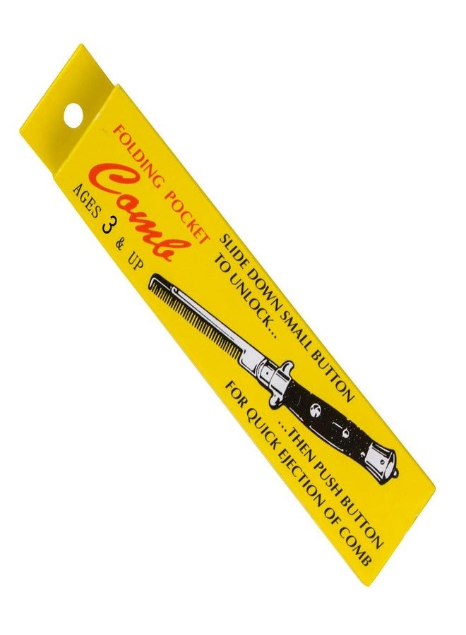 Rhode Island Novelty 9 Inch Stainless Steel Switch-Blade Folding Pocket Comb, One Piece - Image 4