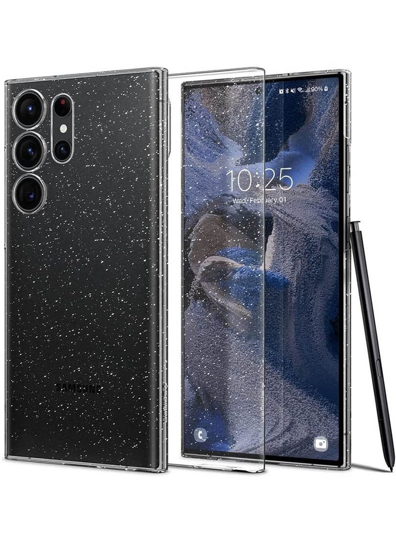 Spigen Air Skin Glitter for Samsung Galaxy S23 ULTRA Case Cover - Crystal Quartz  - Image 1