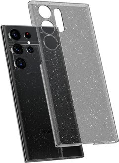 Spigen غطاء حماية Air Skin Glitter لهاتف Samsung Galaxy S23 ULTRA - Crystal Quartz  - Image 2