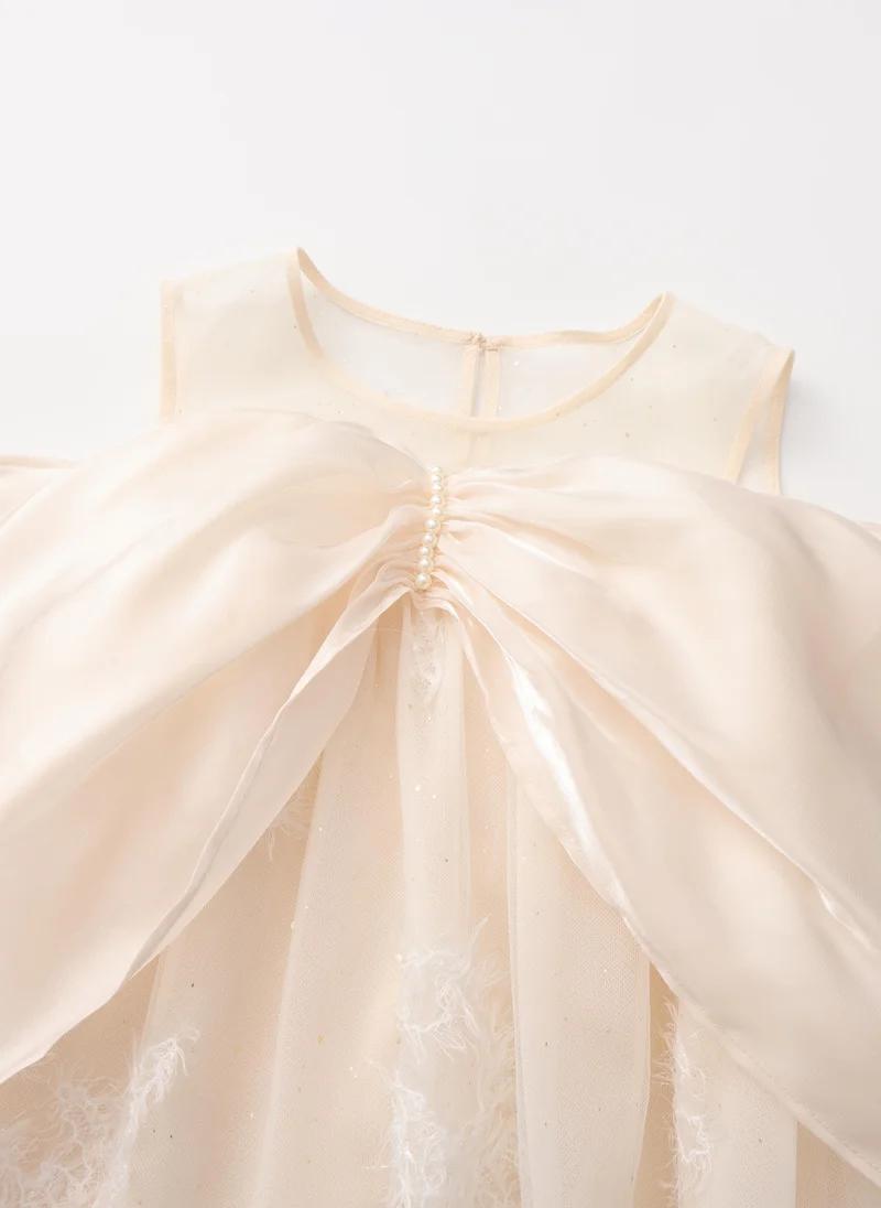 Balabala Kids Girls Woven one-piece dress