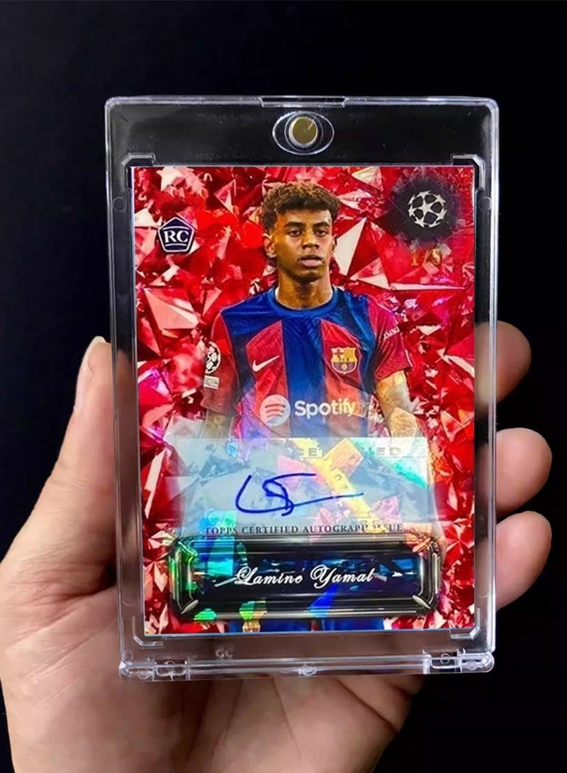 Topps Lamine Yamal Football Signature Trading Card Single Autographed Rookie Card Refractor Collector’s Edition Sports Memorabilia for Fans and Collectors - Image 2