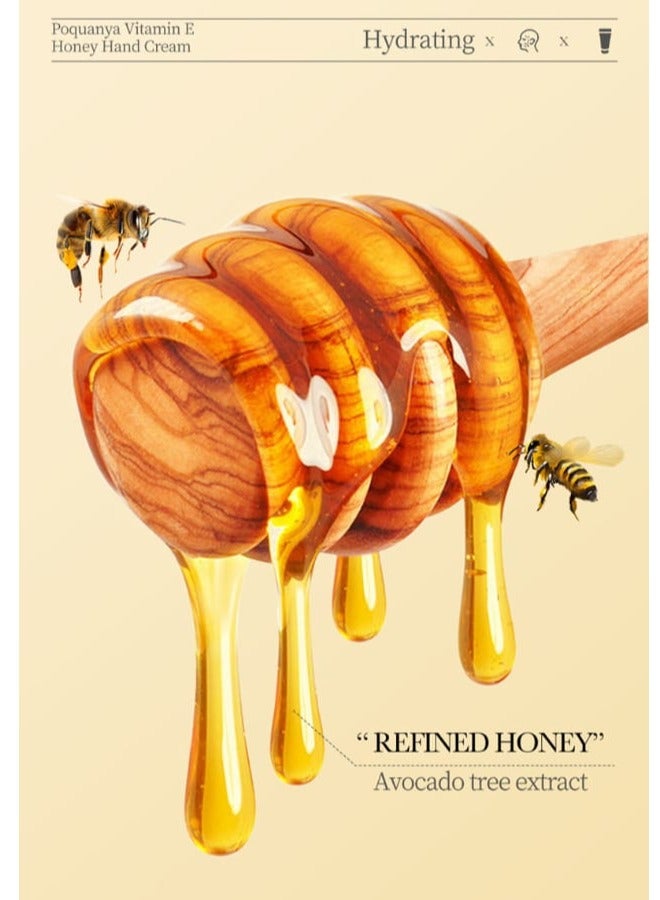 MEC 2 pcs Advanced Repair Light Feel Hand Cream, Infused with Natural Manuka Honey and Vitamin E, Nourishing Hydrating Rough Dry Cracked Skin, For Daily Use - Image 4