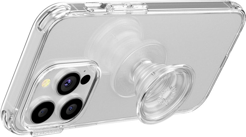 PopSockets Phone Grip with Expanding Kickstand, Adhesive Grip - Clear - Image 4