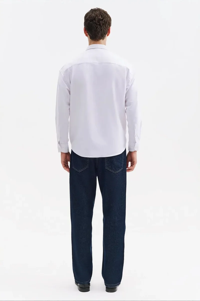 Giesto White GIESTO Men's Cotton Shirt for Men | Best Price UAE