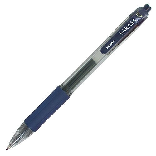 Zebra Pen Zebra Sarasa Retractable Gel Ink Pens, Medium Point 0.7mm, Navy Rapid Dry Ink, 12-Count - Image 2