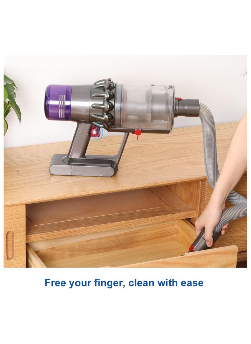Bukela - Trigger Lock Compatible with Dyson V11 V10 Absolute/Animal/Motorhead Vacuum Cleaner Power Button Lock Accessories Free Your Finger (Not for Dyson V11 Outsize) - Image 1