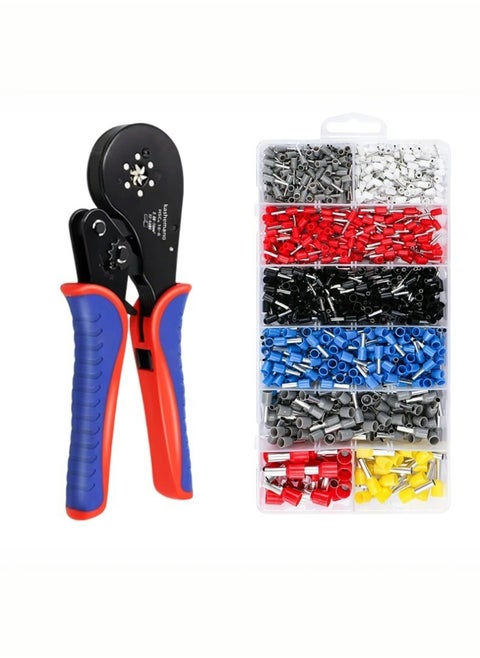 HSC8 16-6 0.08-16mm² Hexagonal Ratcheting Crimper with 1200PCS Terminals
