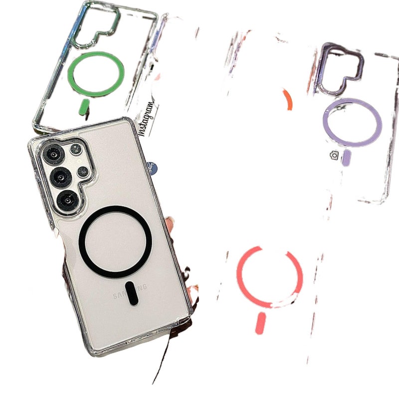 MagSafe Drop Protection TPU for Samsung Galaxy A26 with Transparent in Red for Indoor Use - Image 5