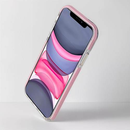 Dumkery Cute Phone Case Compatible with iPhone 11, Bows Girly Aesthetic Pattern, Soft TPU Shockproof Bumper Cases Cover for Girls Women-Pink - Image 3