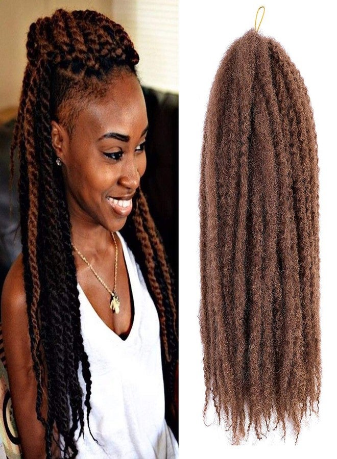 BAISAI Marley Hair 18 Inch 1 Pack Braiding Hair Twist Long Afro kinky Twists Hair for Distressed Butterfly Locs Crochet Hair Extensions(30#) - Image 1
