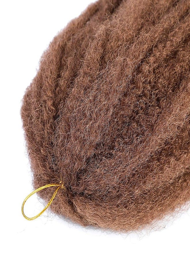 BAISAI Marley Hair 18 Inch 1 Pack Braiding Hair Twist Long Afro kinky Twists Hair for Distressed Butterfly Locs Crochet Hair Extensions(30#) - Image 4