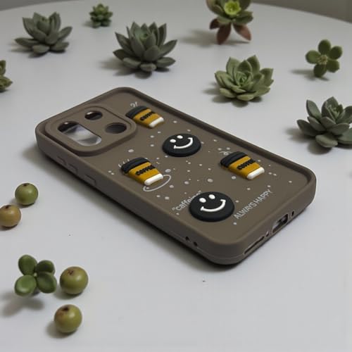 SBMS Silicone Back Cover Case for OnePlus 15 5G | Cute Fun 3D Cartoon, Coffee Design Silicone Case | Camera Protection Bump | Shockproof Back Cover Case for OnePlus 15 5G (Coffe Mug Brown) - Image 4