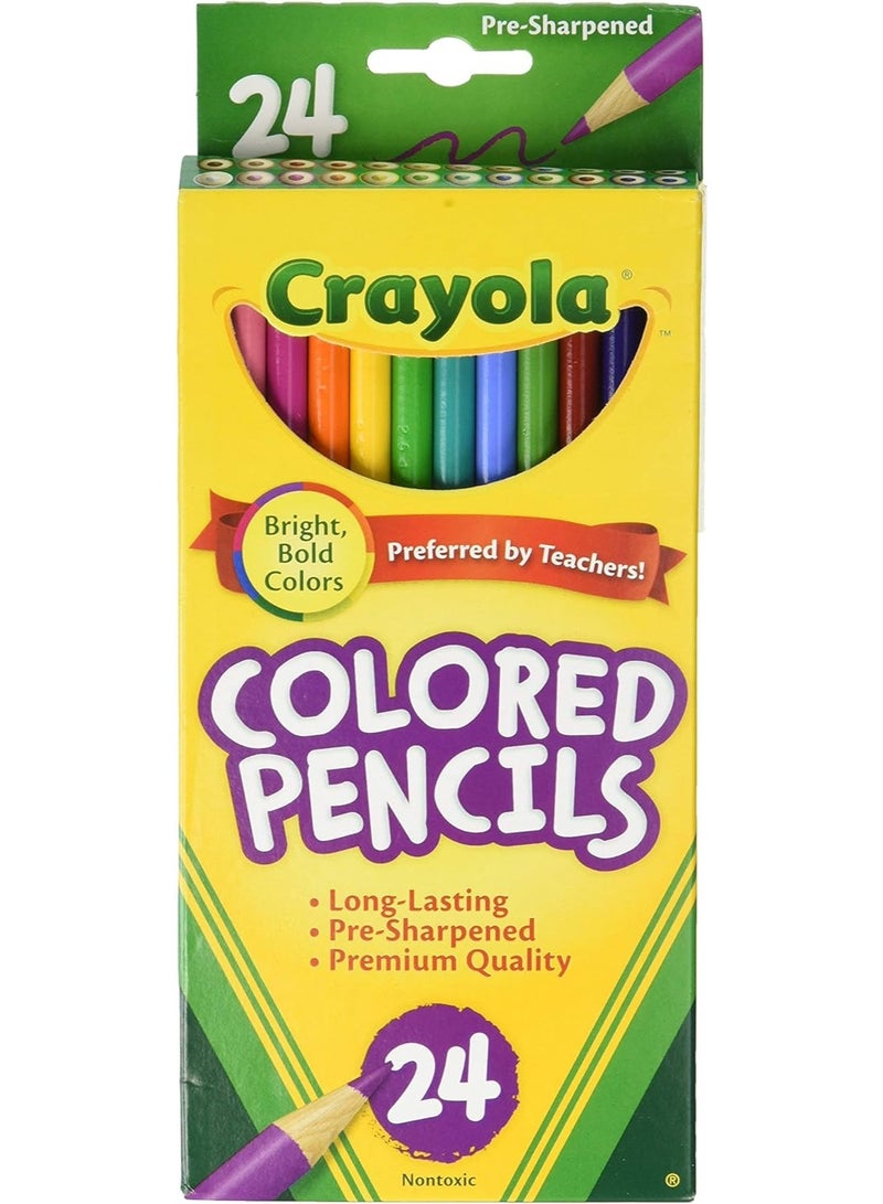 Crayola Colored Pencil 24 count each (Pack of 2) - Image 1