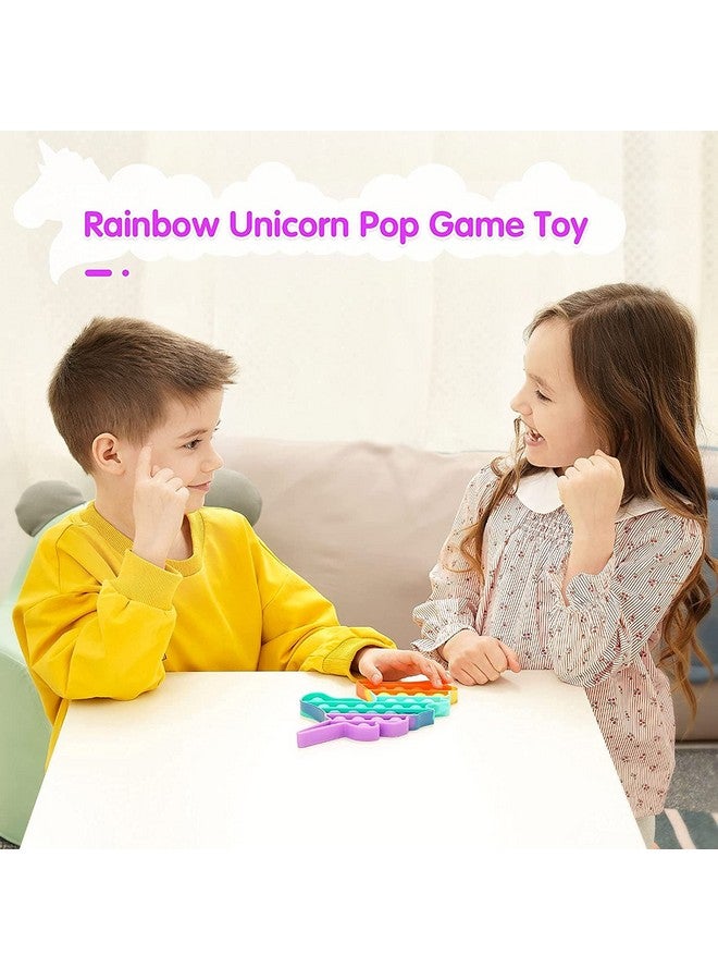 فنبلاست لعبة فيدجيت بوب إت يونيكورن من فن بلاست، لعبة فيدجيت بوب إت من السيليكون على شكل يونيكورن، ألعاب فيدجيت رائعة وألعاب حسية هدايا مبتكرة للبنات والأولاد والأطفال والبالغين (متعددة الألوان) - Image 5