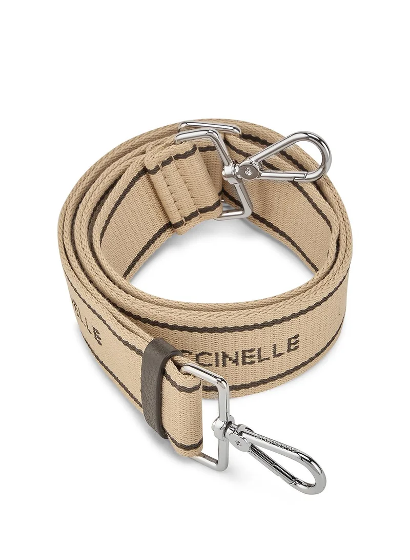 Coccinelle Nastro Logato Shoulder Strap Wide