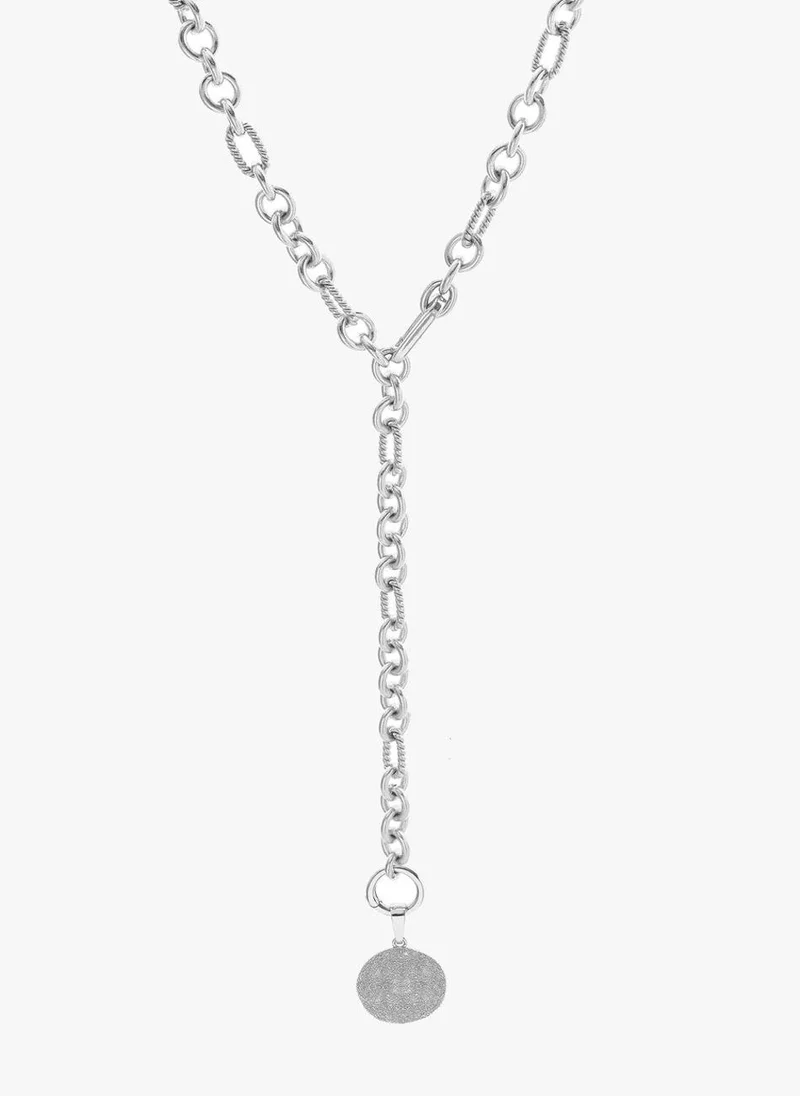 Tutti & Co Crest Necklace Silver