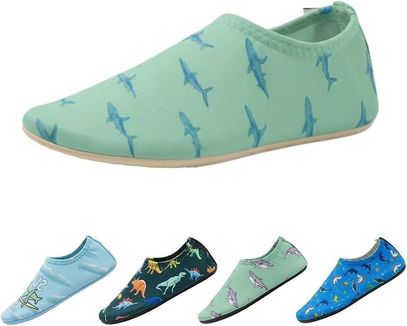 Slipstop AntiSlip Shoes for Kids - Quick-Dry Aqua Socks Beach Shoes for Kids - Barefoot Shoes for Water Sports Yoga Exercise - Image 1