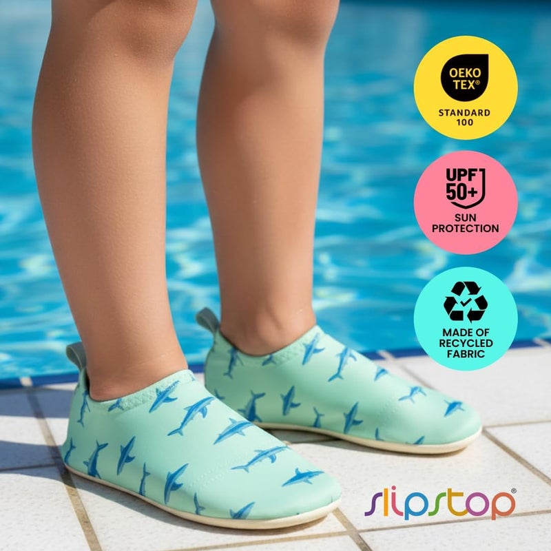 Slipstop AntiSlip Shoes for Kids - Quick-Dry Aqua Socks Beach Shoes for Kids - Barefoot Shoes for Water Sports Yoga Exercise - Image 4