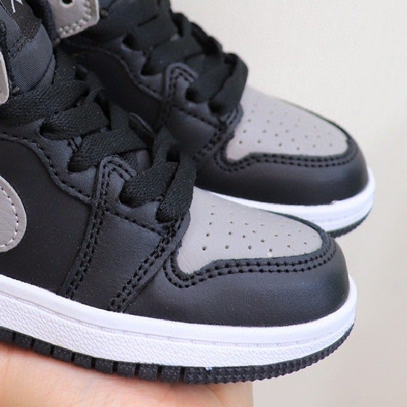 Putian Children'S Shoes Aj1 Velcro Large, Medium And Small Children'S Casual Sneaker Joe 1 Baby Boys And Girls Toddler Shoes - Image 1