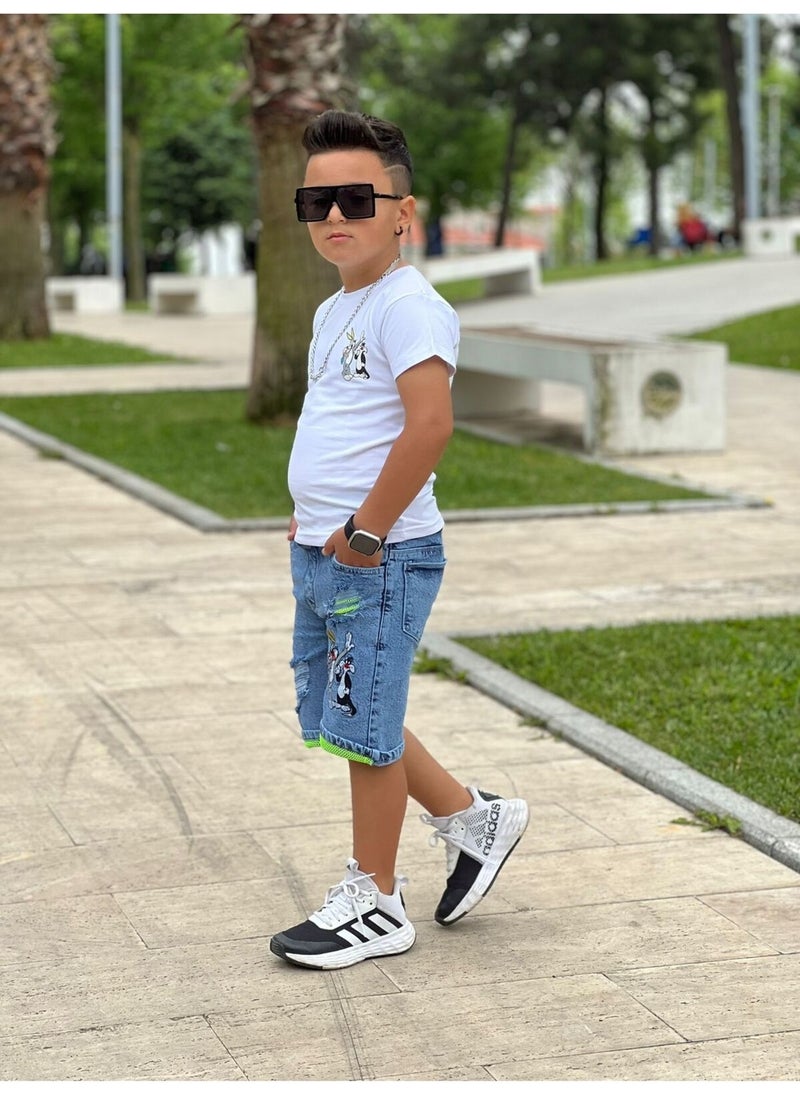 Double Boy Combination T-Shirt and Shorts - pzsku/ZF4D6B7993777E7F16E79Z/45/_/1728060425/bc42f084-cfe3-4410-b991-9adebd5d5dbc