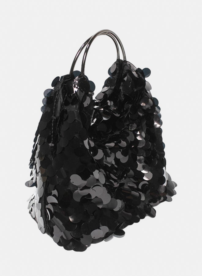 Glitter Women Shiny Bag - Black - Image 2