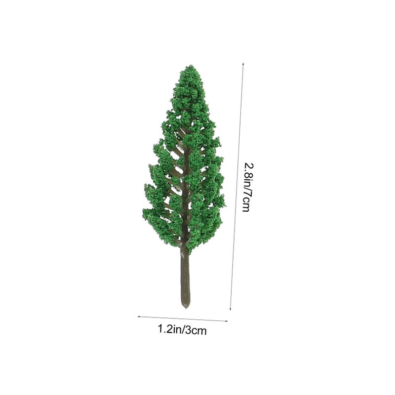 55 Pcs Miniature Realistic Trees For Diorama Sand Table Scenery Models - Image 3