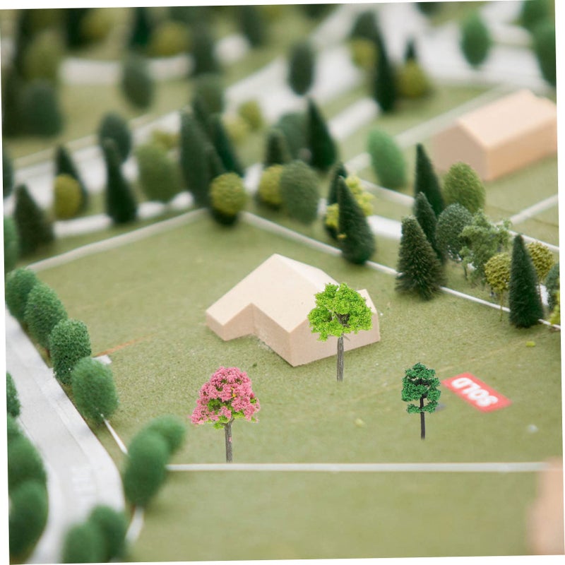 55 Pcs Miniature Realistic Trees For Diorama Sand Table Scenery Models - Image 5