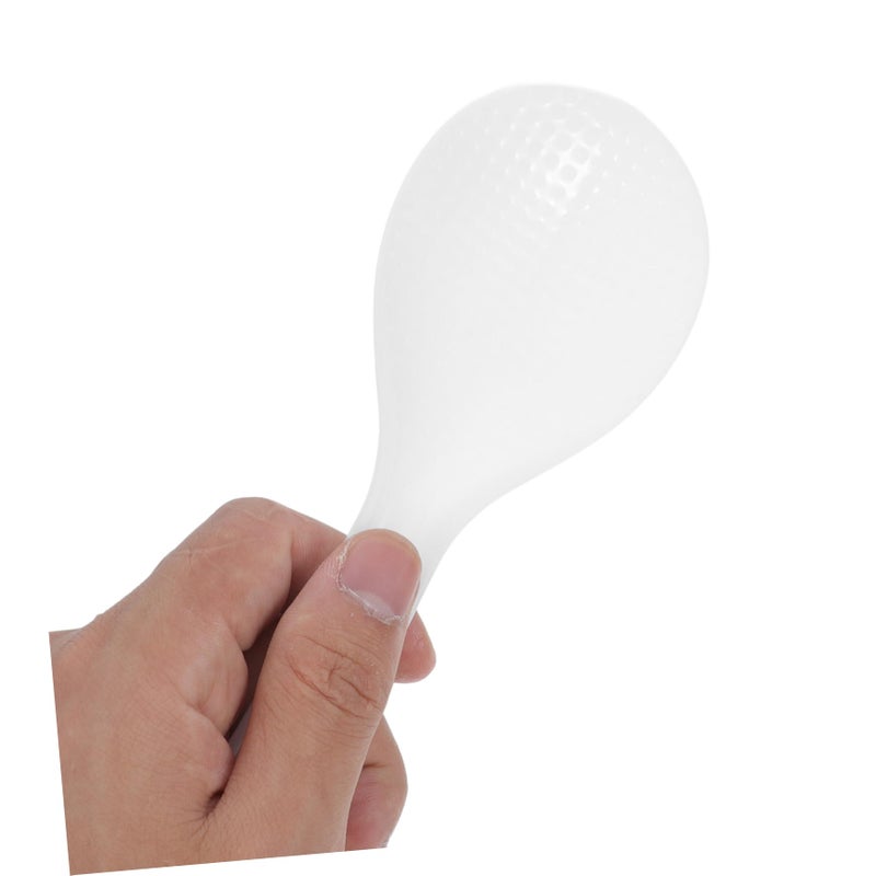 Non Stick Rice Spoon Set 2Pcs Ergonomic Handle Easy Clean For Kitchen Restaurant Use - Image 4