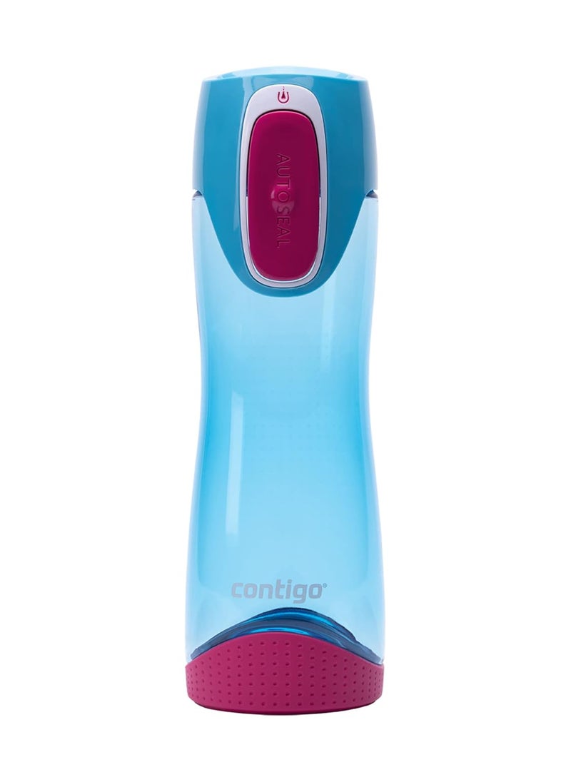 Contigo - Contigo Swish Tritan Water Bottle with Clever Design I One Handed Operation, Spill Proof & Leak Proof BPA Free Bottle For Children with Autoseal Technology, 500 ML - Image 1