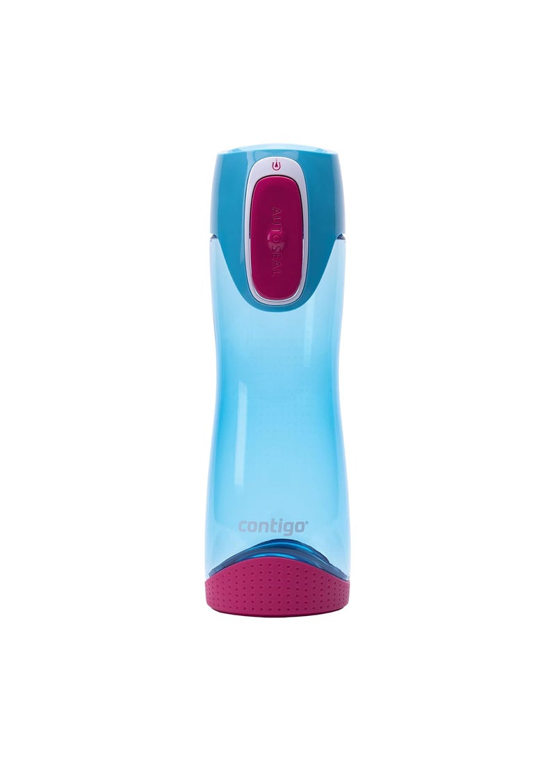 Contigo - Contigo Swish Tritan Water Bottle with Clever Design I One Handed Operation, Spill Proof & Leak Proof BPA Free Bottle For Children with Autoseal Technology, 500 ML - Image 1