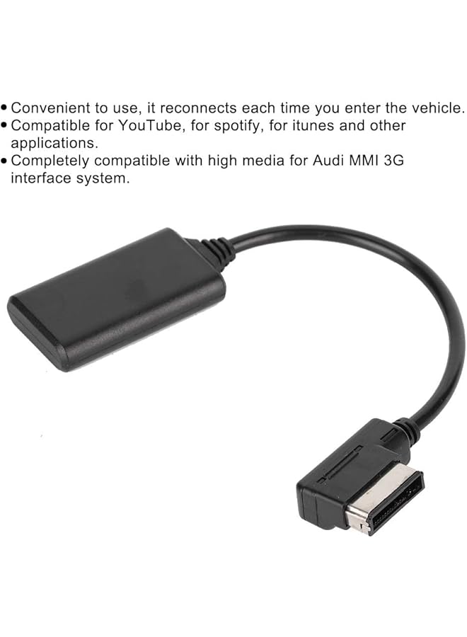 SYOSI 5.0 Aux Music Interface Adapter For Audio Cable Fits For Ami Mdi Mmi Q5 A5 A7 R7 S5 Q7 A6L A8L A4L - Image 4