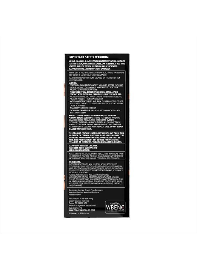 SPLAT Semi-Permanent Complete Hair Color Kit/Spicy Copper - Image 4