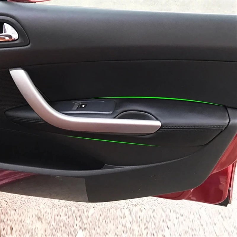 QASULER Microfiber Leather Door Armrest Cover for Peugeot 408 - Image 4