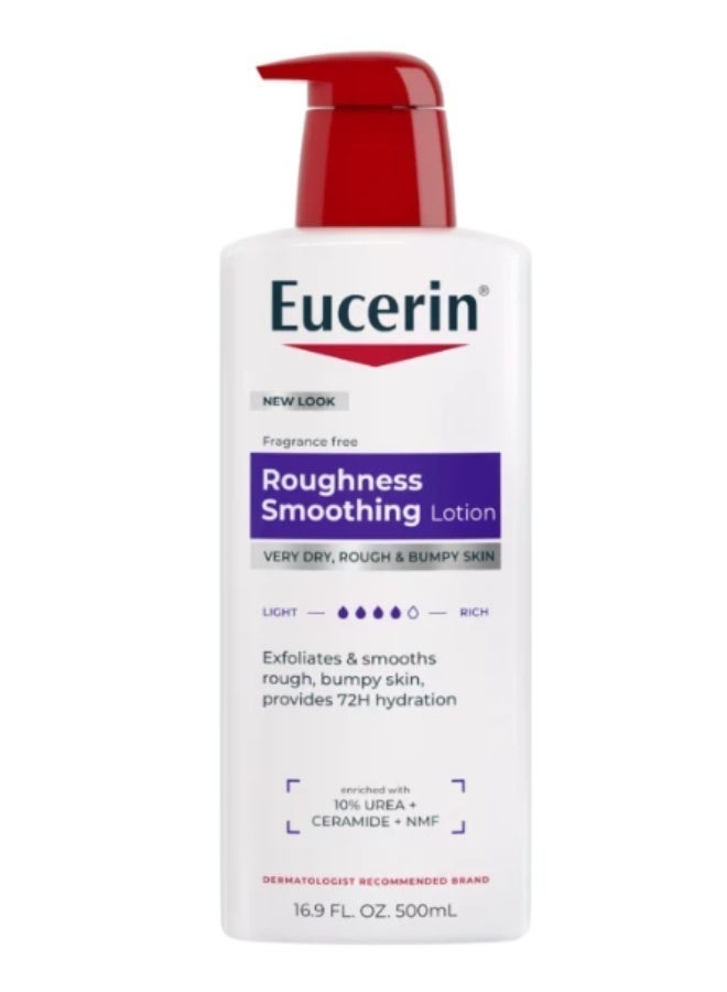 Eucerin Roughness Relief Lotion - Full Body Lotion for Extremely Dry, Rough Skin - Pump Bottle 500ml - Image 1